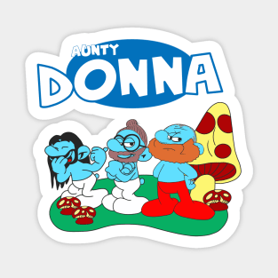 Blue Donna Sticker